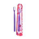 Cepillo Dientes Recargable Medio Morado de Lamazuna