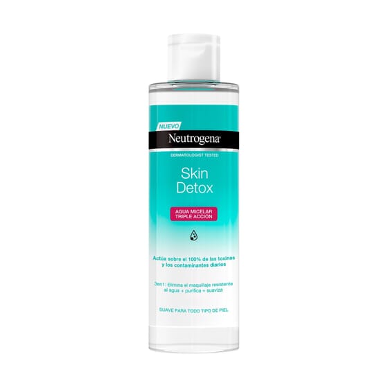 Skin Detox Agua Micelar Triple Acción 400 ml de Neutrogena