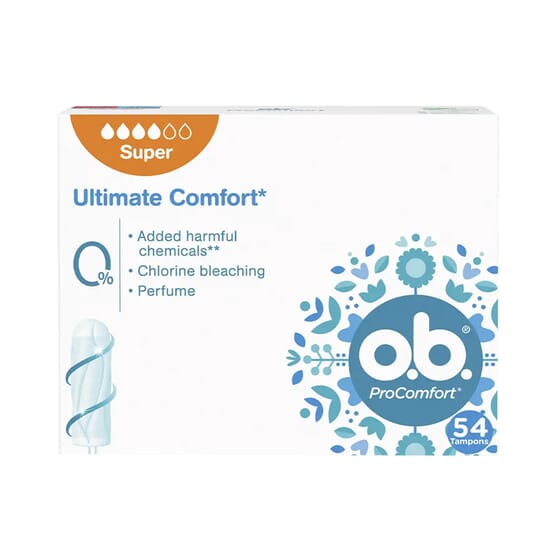 O.B. Procomfort Super Tampão 54 Unds da OB Procomfort