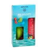 Hydra Sun Leche Infantil SPF50 200 ml + 3 Juguetes De Playa de Apivita