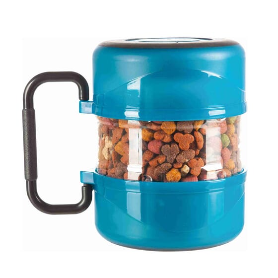 Set Viaje Plástico 2 Cuencos De 750 ml Bote De 2 L de Trixie