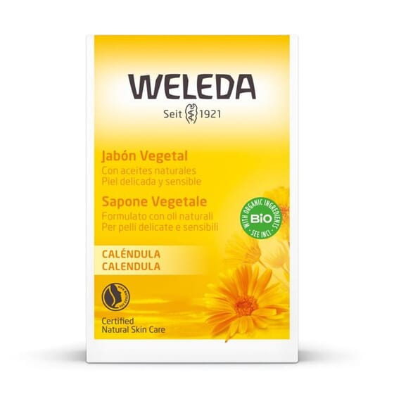 SABONETE VEGETAL DE CALÊNDULA 100g da Weleda