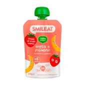 PURÉ ECOLÓGICO DE FRESA Y PLÁTANO 4M+ 100g de Smileat