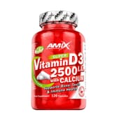 Super Vitamin D3 2500 IU With Calcium 120 Caps de Amix Nutrition